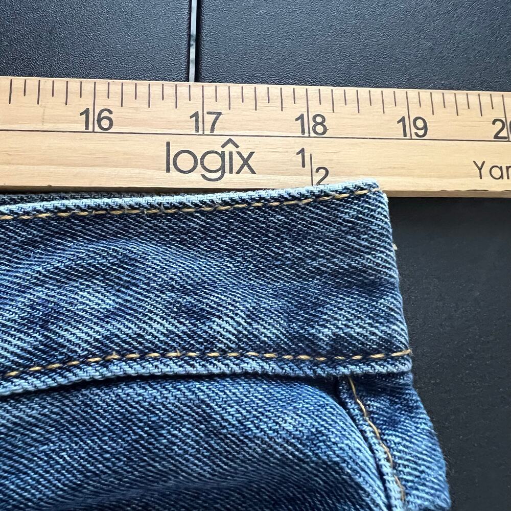 Levi's 550 Relaxed Straight Leg Work Wear Blue Denim Jeans | Men's Size 38X34 - Picture 6 of 9